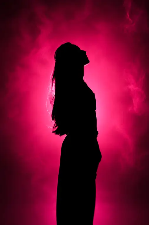 Silhouette en contre-jour